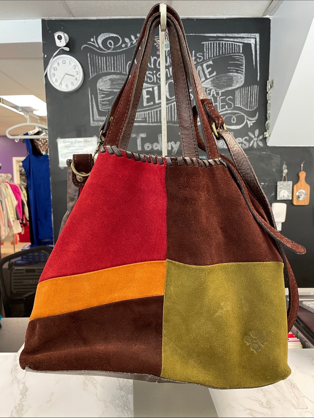 Patricia Nash Zola Color Block Purse